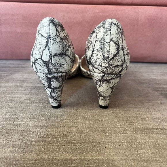 French Connection ‘Kandy’ Marble Pattern D’ Orsay Style Pump Heel Women’s Size 6 - Picture 3 of 5